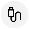 USB powered icon